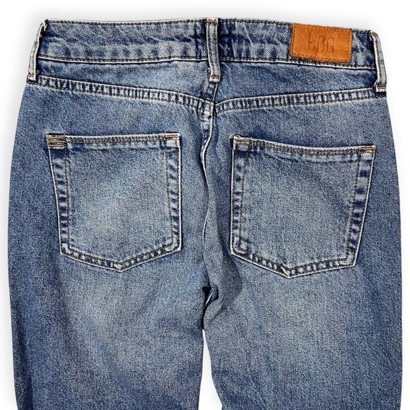 BDG Blue Mom Jeans High Waist Straight Leg Denim Size 25 - Picture 9 of 13